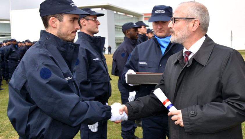 Fin de formation de la 197ème promotion de surveillants, promotion Albert Londres