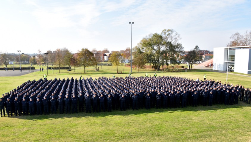 Fin de formation de la 197ème promotion de surveillants, promotion Albert Londres