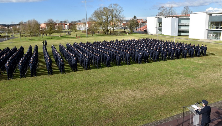 Entrée en formation de la 199ème promotion de surveillants. Accueil institutionnel. Discours de Jean-Philippe Mayol, directeur-adjoint de l'Enap.