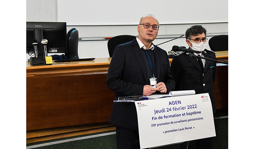Fin de formation de la 210e promotion d’élèves surveillants – Promotion « Louis Perrot » 