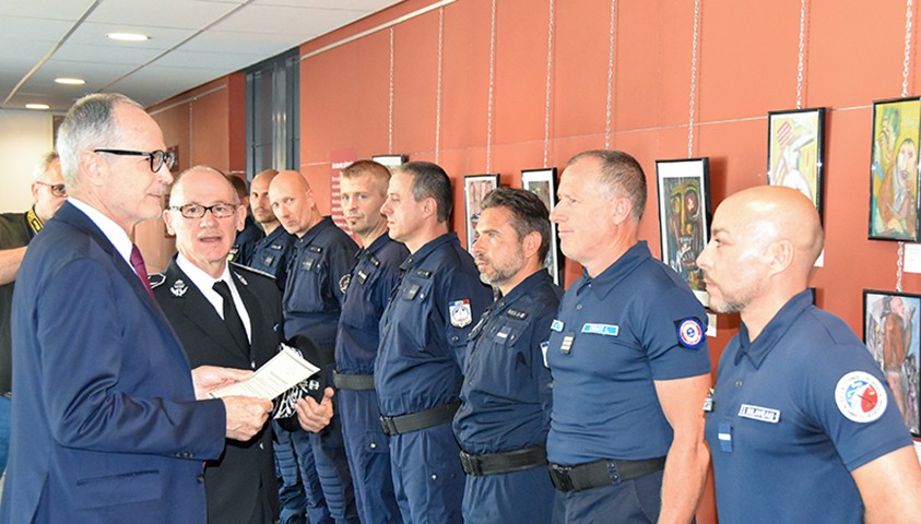 Visite à l’Énap de Monsieur Laurent Ridel, Directeur de l’administration pénitentiaire