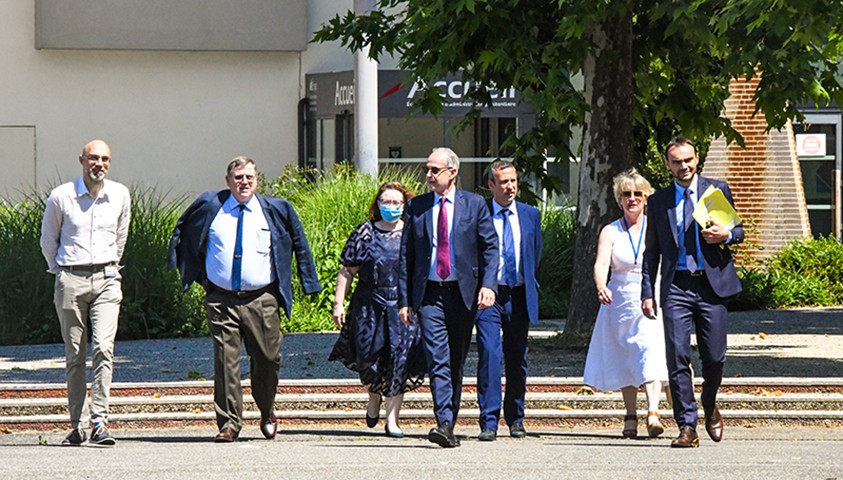 Visite à l’Énap de Monsieur Laurent Ridel, Directeur de l’administration pénitentiaire