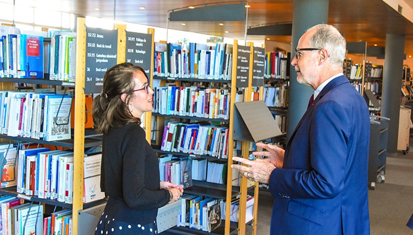 Visite à l’Énap de Monsieur Laurent Ridel, Directeur de l’administration pénitentiaire