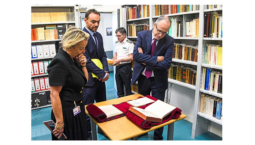 Visite à l’Énap de Monsieur Laurent Ridel, Directeur de l’administration pénitentiaire