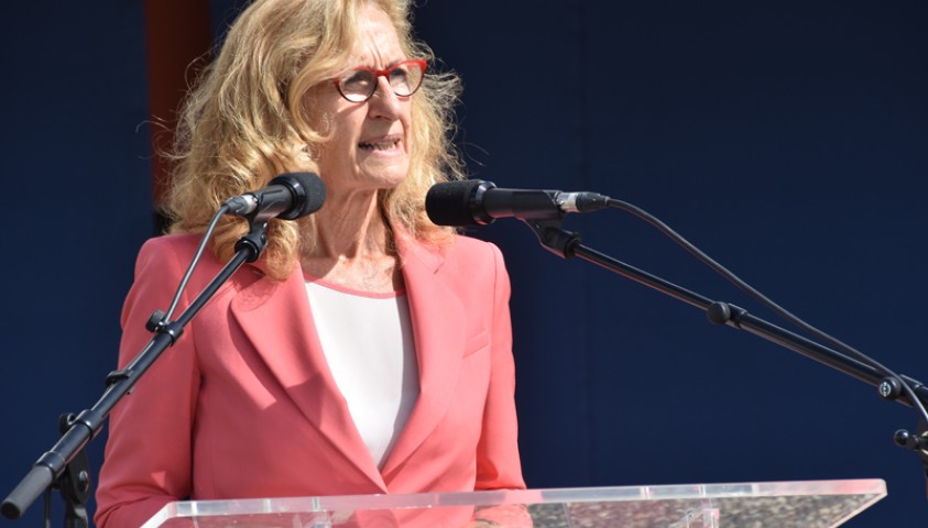 Entrée en formation de la 197ème promotion de surveillants. Présentation du plan pénitentiaire par Nicole Belloubet, garde des sceaux, ministre de la Justice.