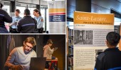 Photos des actions menées à l'ÉNAP sur la thématique des droits des femmes