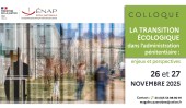 Affiche du colloque annuel de l'ÉNAP - 2025