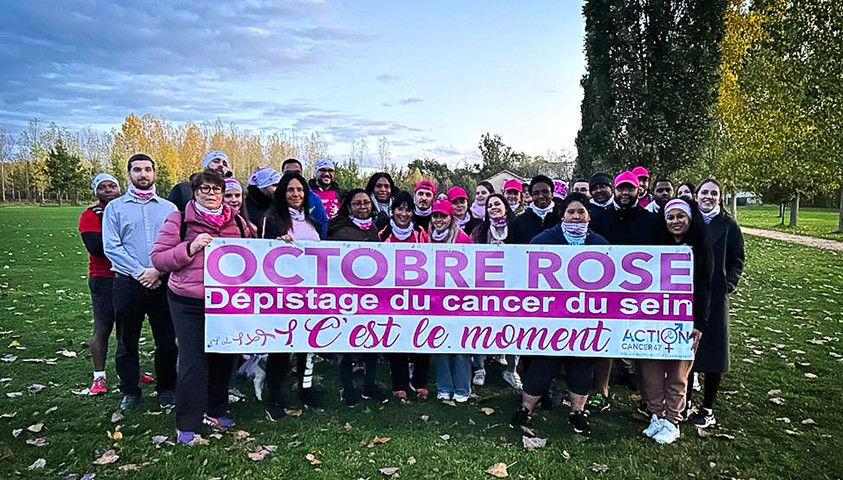 Les élèves de l’Énap soutiennent Octobre Rose